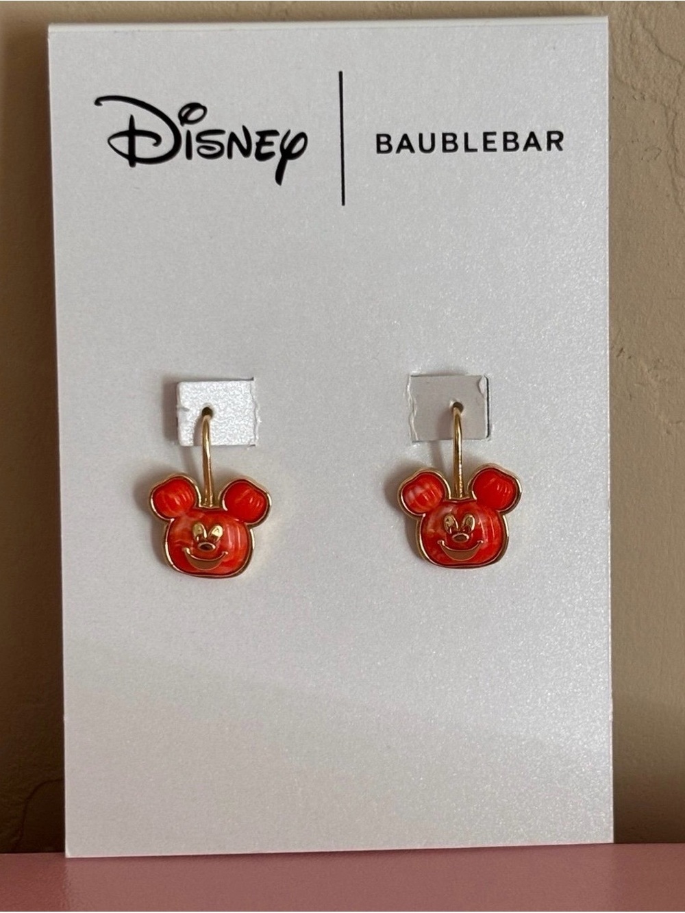 Baublebar Disney Mickey Pumpkin Drop Earrings